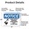 Signmission Food Safety Warning Wash Hands, 14 in W x Rectangle, Aluminum OS-2PACK-NS-A-1014-L-12840 - alternate 7